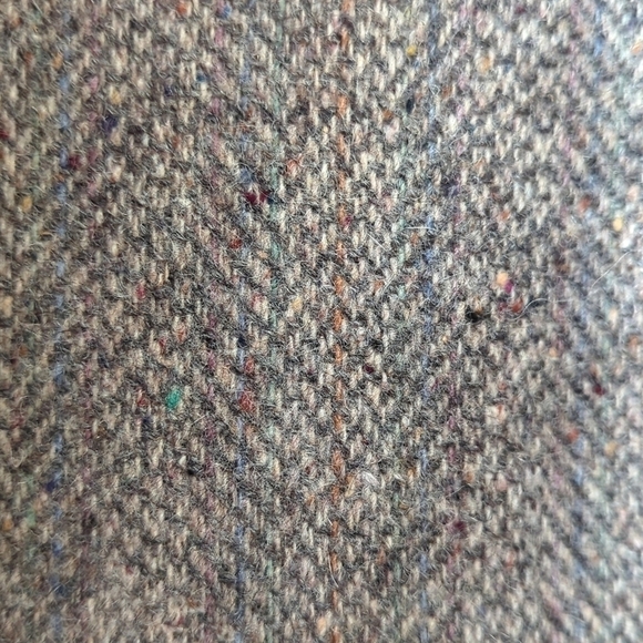 Tailored Classics by Levi Strauss 80's Vintage Tweed Wool Blazer Jacket Gray 42L - Picture 5 of 15